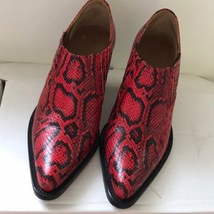 Rylee Python - embossed ankle bootie